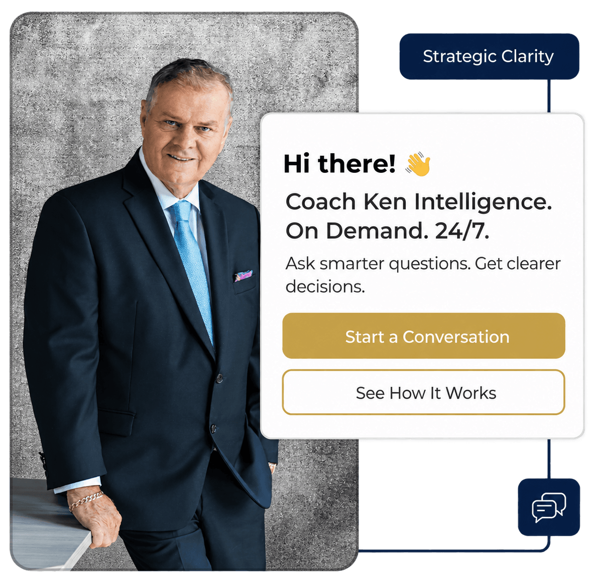 Coach Ken Intelligence AI real estate coach providing guidance based on Ken Goodfellow’s coaching frameworks for profitability, commission splits, lead follow-up, and team management.